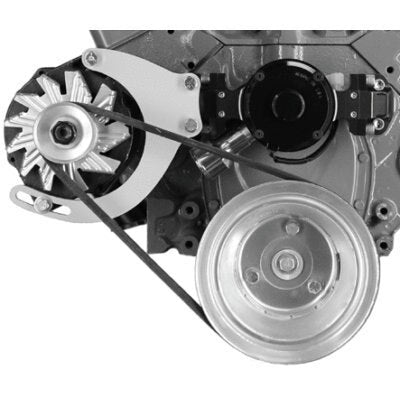 Electric Water Pump, Low Mount Alternator,Small Block Chevy