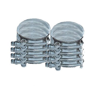 T Bolt Clamps, Stainless, Set