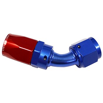 SWIVEL HOSE END 12AN-45D RED