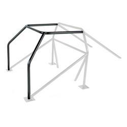 Roll Cage Conversion, Weld-On, 8 Point to 10 Point, 1-5/8 in Diameter, 0.134 in Wall, Steel, Natural, Ford Mustang 1979-93, Kit