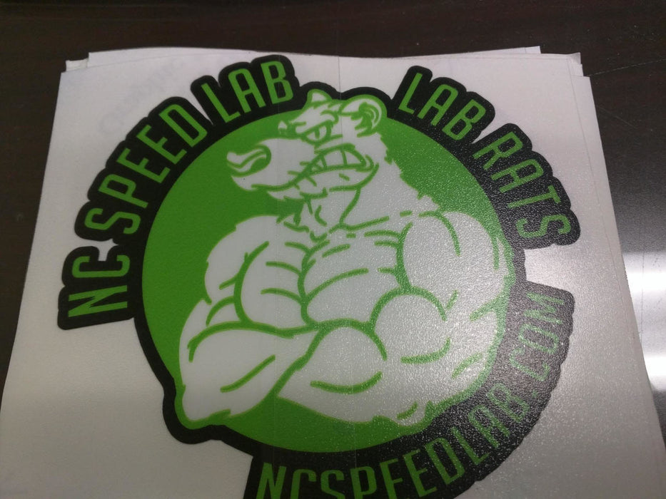 NC Speed Lab Lab Rat stickers
