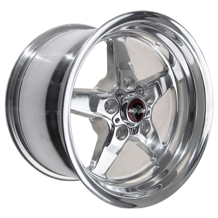 WHEEL - Race Star 92 Drag Star 15x10.00 5x4.50bc 6.25bs Direct Drill Polished Wheel (each)